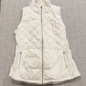 lululemon athletica White Quilted Puffer Vest